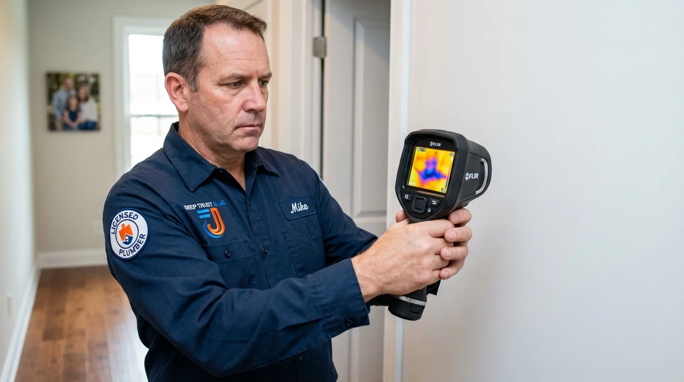Thermal imaging leak detection by Johns Plumbing LLC in Saint Matthews